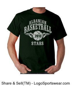 ALBANIAN BASKETBALL STARS SHIRT Design Zoom