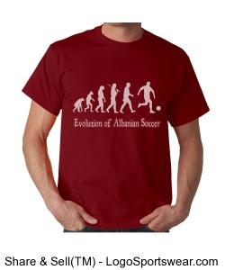 EVOLUTION OF ALBANIAN SOCCER SHIRT Design Zoom